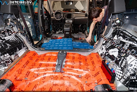 Пол, внутренние арки, багажник