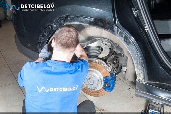 Шумоизоляция колесных арок