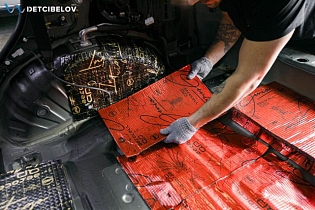 Kia Sorento II: полная шумоизоляция с пакетом STP Максимум