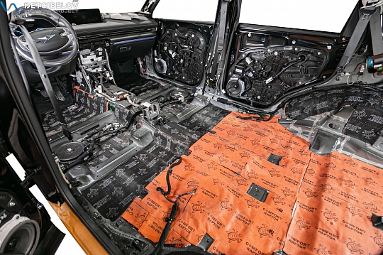 Пол, внутренние арки, багажник