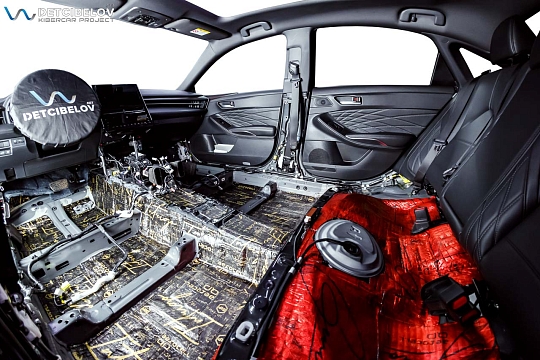 Пол, внутренние арки, багажник